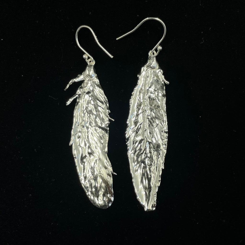 Feather earrings