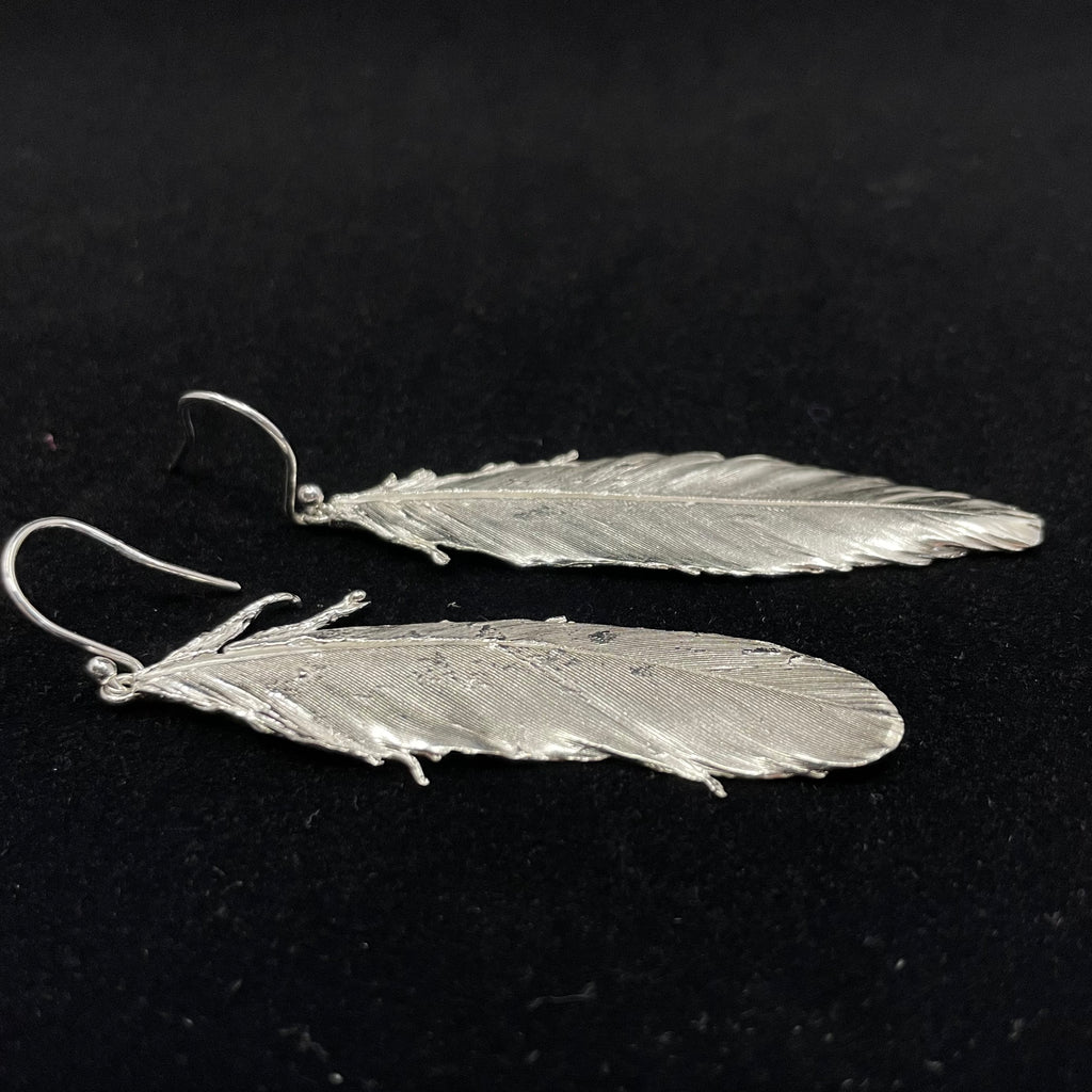Feather earrings