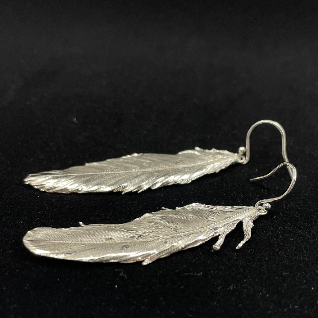 Feather earrings