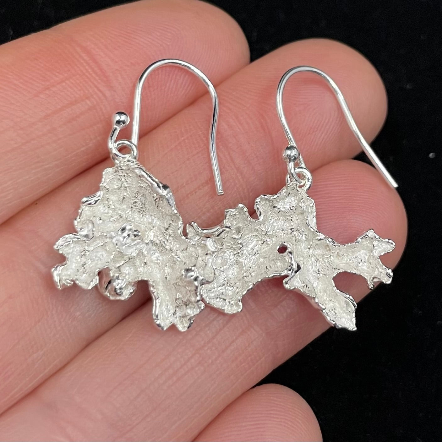 Lichen earrings