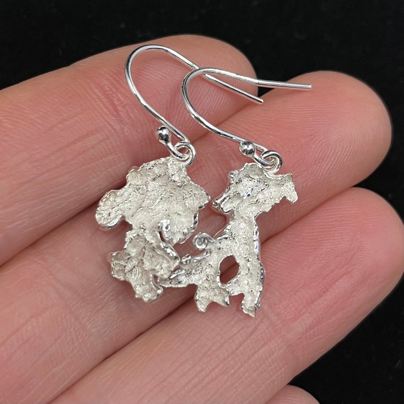 Small Lichen earrings