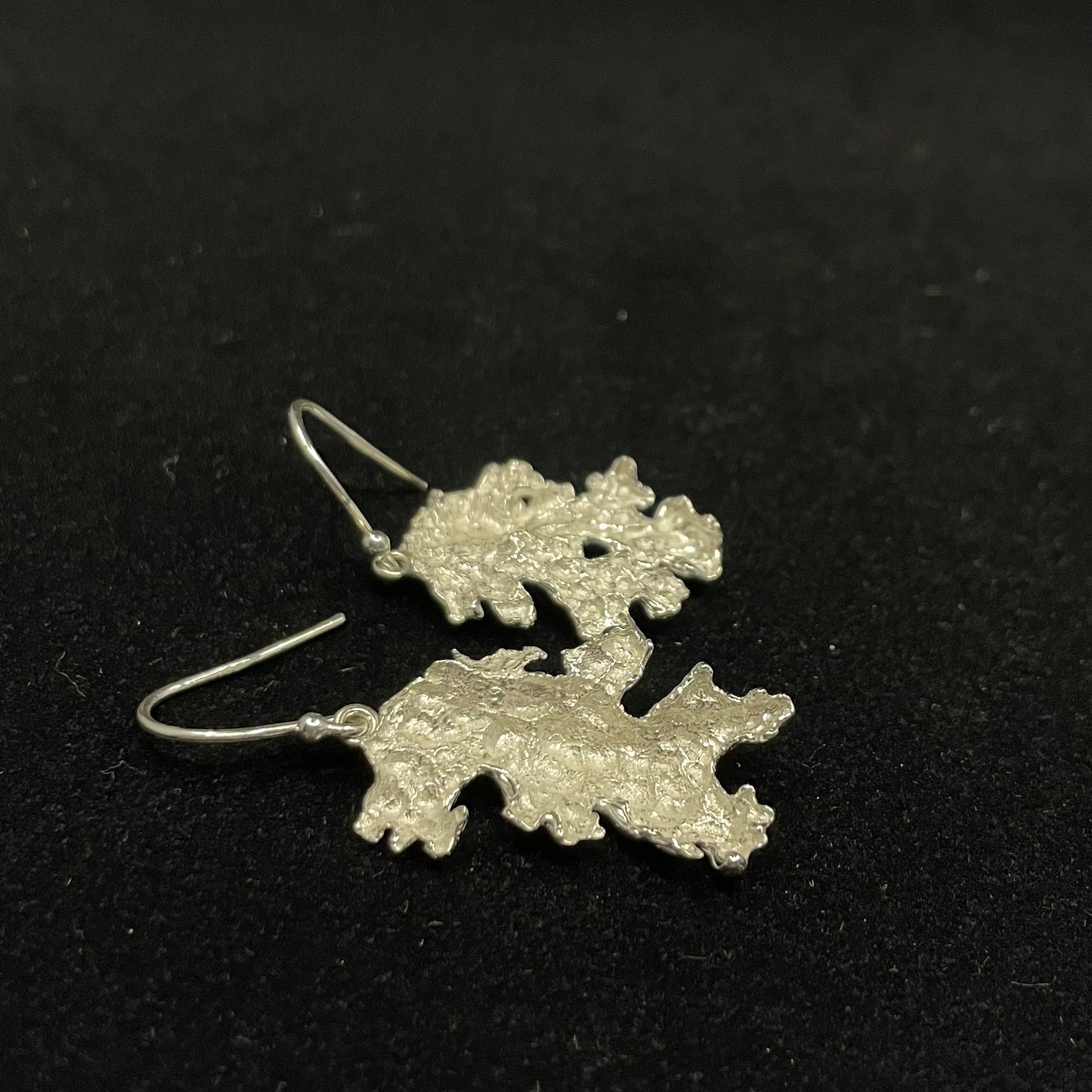 Lichen earrings