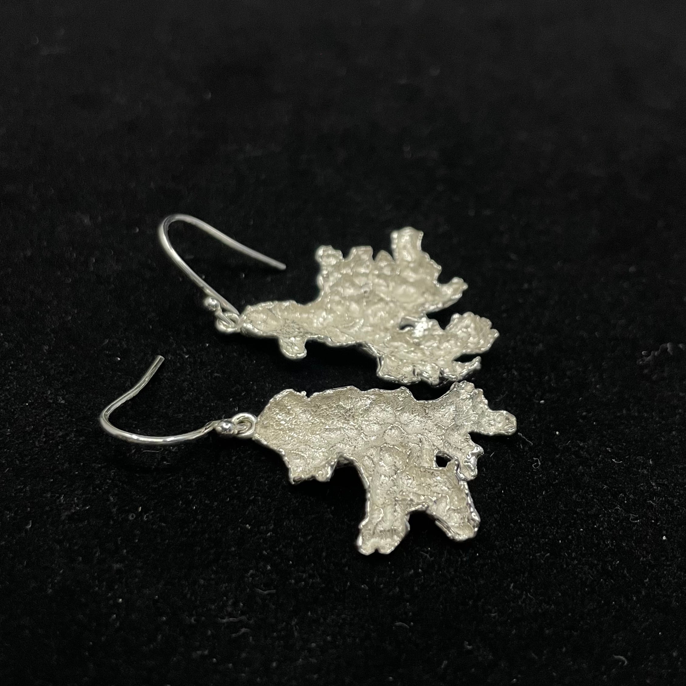 Lichen earrings